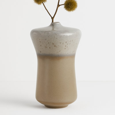 Vase de plancher surdimensionné deux tons Timeless