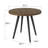 Round Metal Base Dining Table-330027897