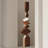 Handcrafted Rubber Wood Abstract Stacked Sculpture