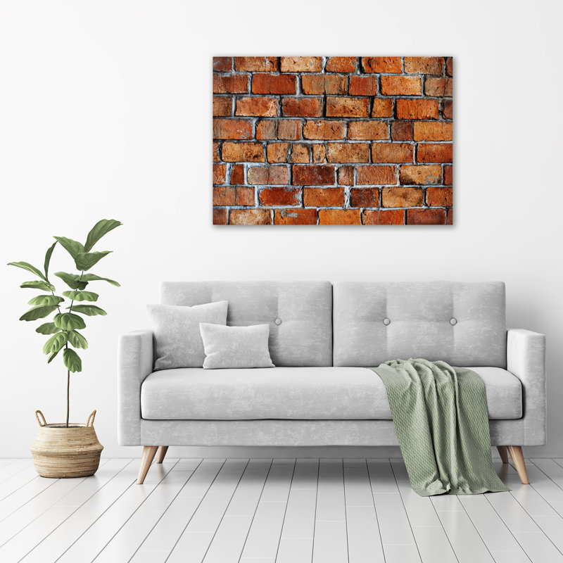 Brick Wall - Wrapped Canvas Print