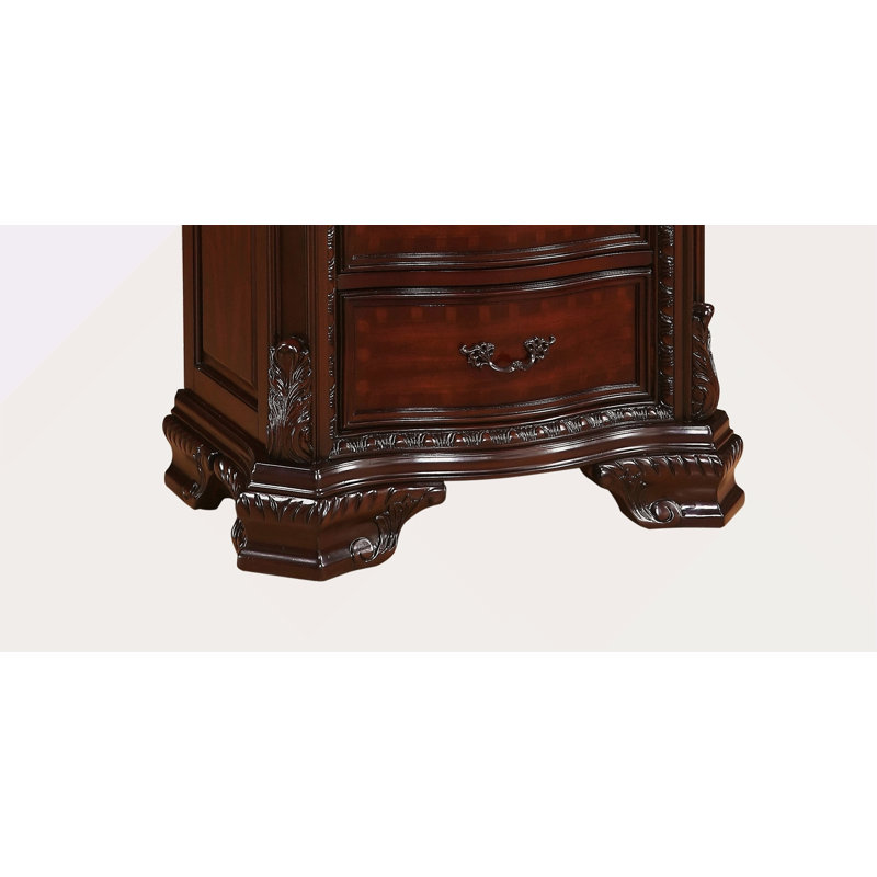 Table de bout 1Pc avec trois tiroirs de rangement