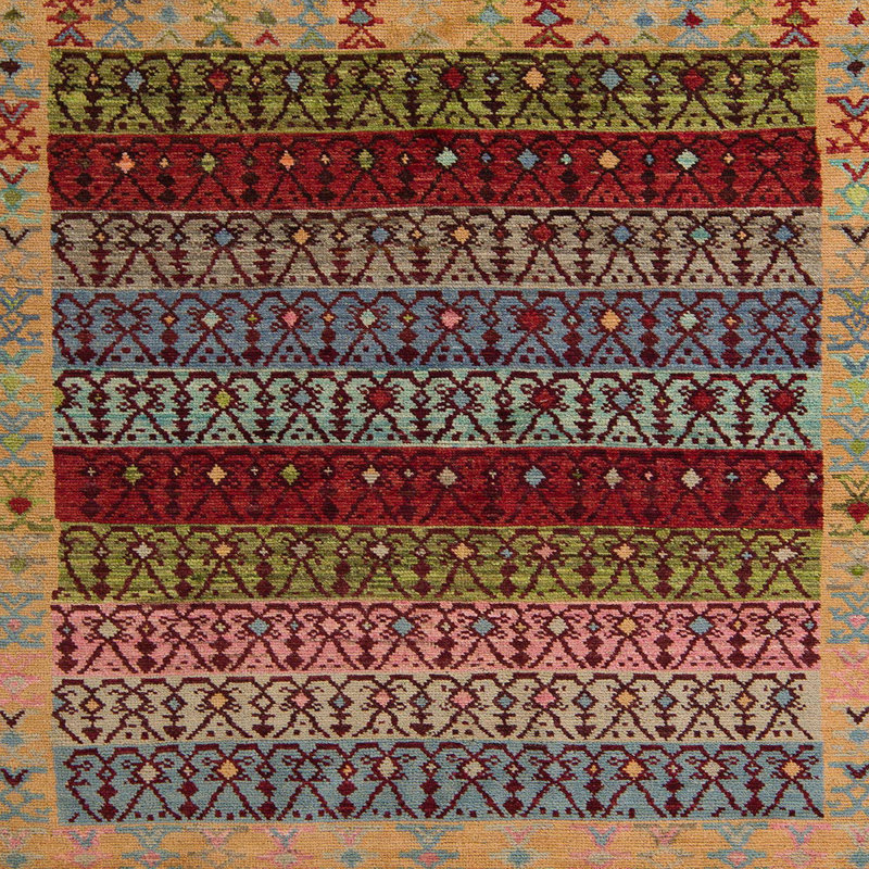Abstract Indoor Rug, Square 8'