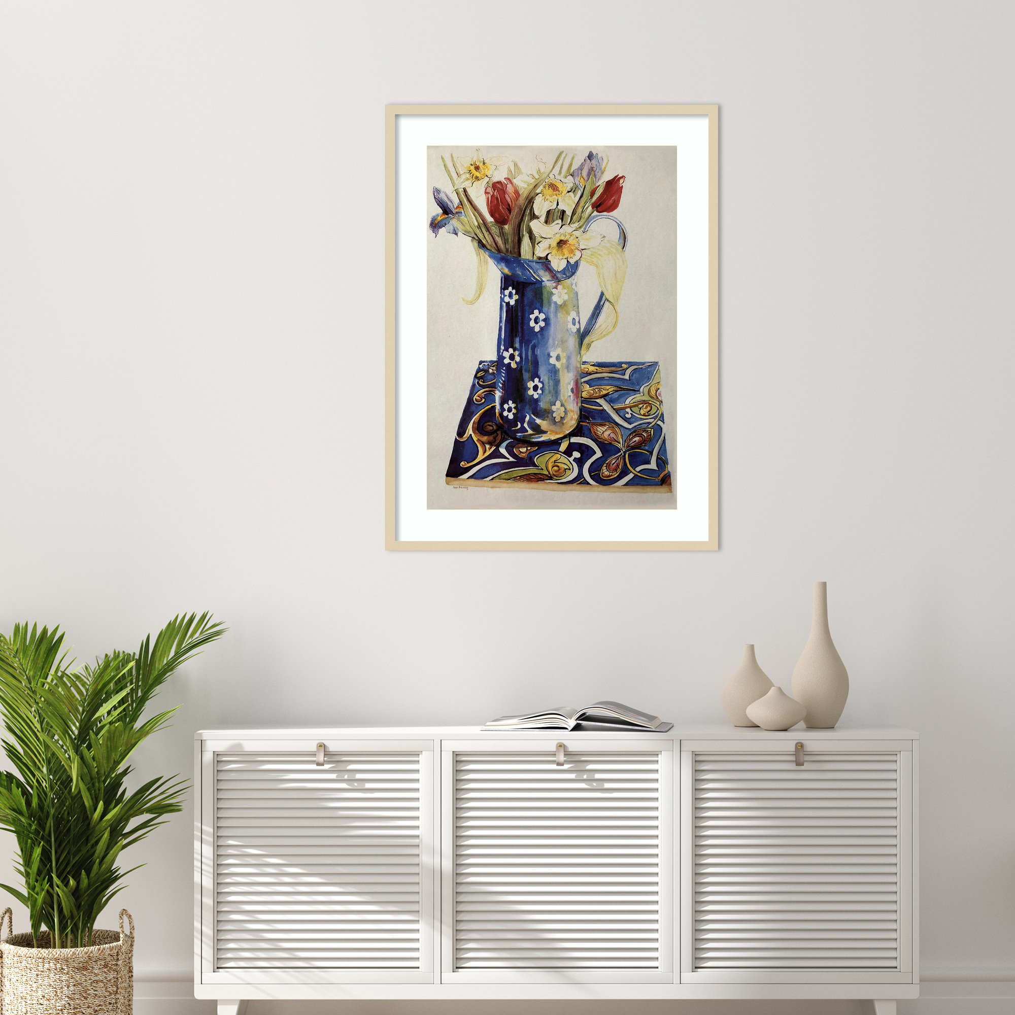 Tulips by Thewsey Joan, Brown, 41" H x 31" W