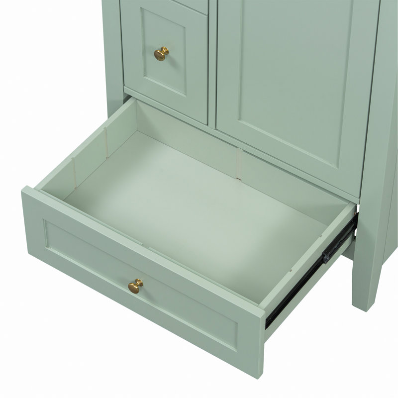 Bathroom Vanity With Storage, Adjustable Shelf