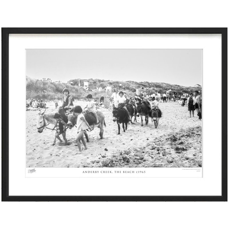 Anderby Creek, The Beach C1965 - Single Picture Frame Print, 48.4cm H x 63.6cm W x 2.3cm D