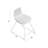 Pera Upholstered Counter Stool with Metal Frame-44775851