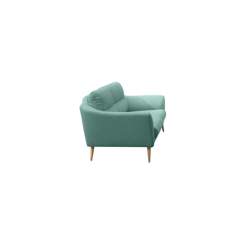Rosales Odense 2 Seater Upholstered Loveseat, Turquoise, 3
