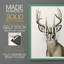 «Handsome Whitetail I», reproduction encadrée - bois massif-1399077836-1399077839