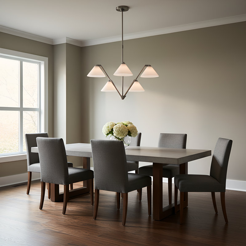 Werley Large Chandelier from Generation Lighting , Brushed Nickel