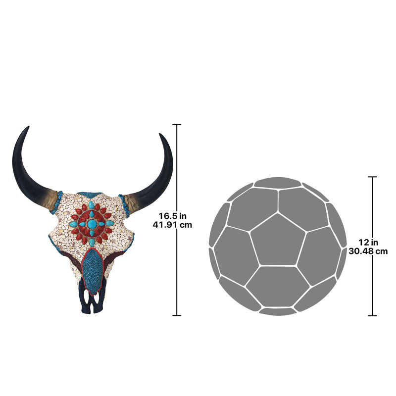 Sculpture murale Mystic Plains Warrior, H 16,5 po x l 13,5 po