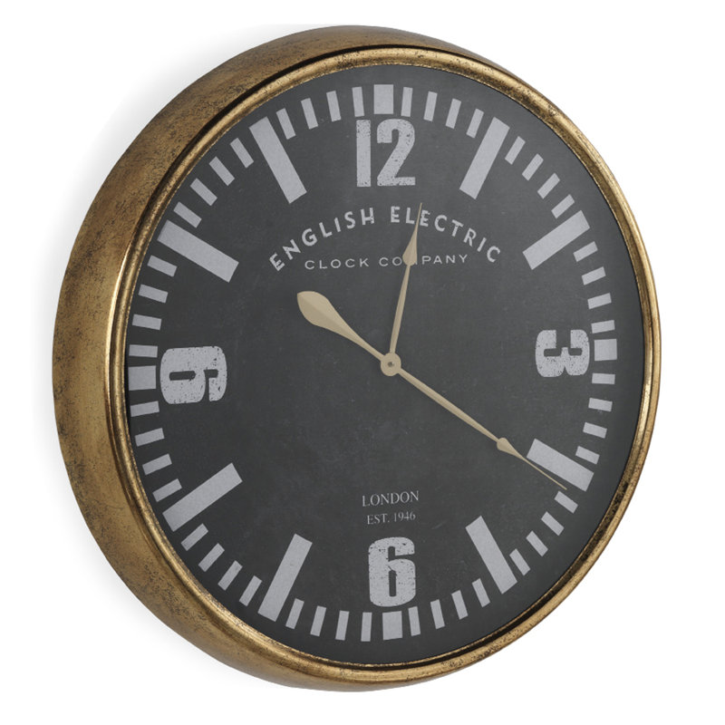 Progreso Metal Wall Clock