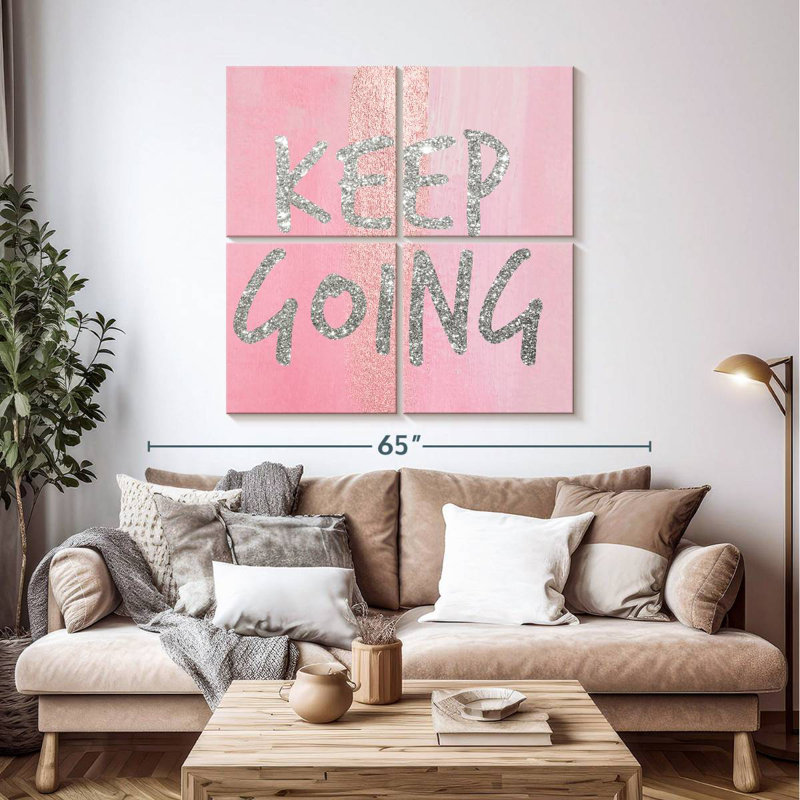 Tergel Keep Going III, 45" H x 45" W