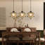 Lustre rectangulaire en verre avec ampoule chaude-1587907805