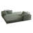 Convertible Sleeper Sofa Bed With Pillow-355935251