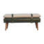 Boucle Upholstered Bench