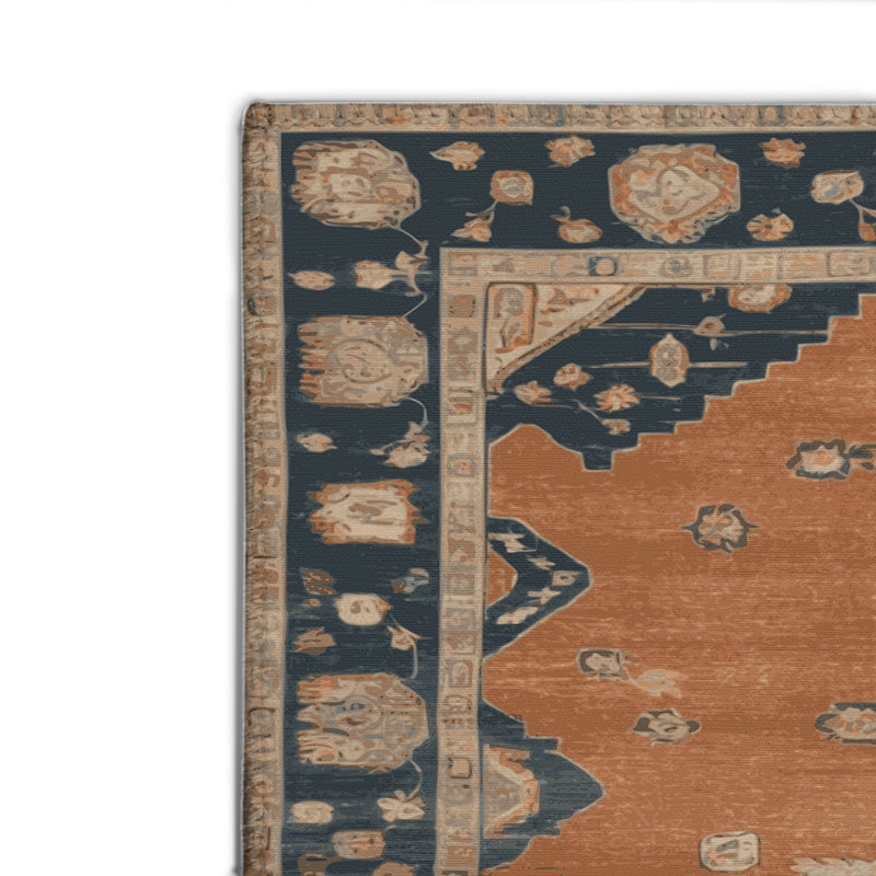 Overdyed Brown Indoor and Outdoor Area Rug, Rectangle 2' x 3'