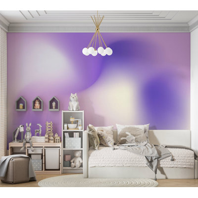 Papier peint mural Premium - flou abstrait mauve