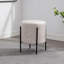 Repose-pieds moderne avec pieds en métal, repose-pieds rembourré pour le salon, la chambre à coucher et le meuble-lavabo