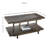Cortlandt Glass Top Coffee Table
