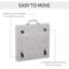 25.7 kg Stone Free Standing Umbrella Base with Wheels