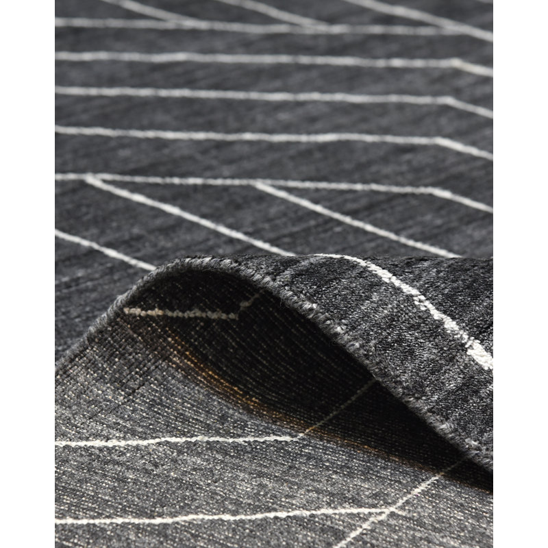 Kali Hand Knotted Geometric Area Rug, Rectangle 8' x 10'