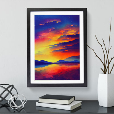 Sunset Over Mountains No.7 - Wall Art