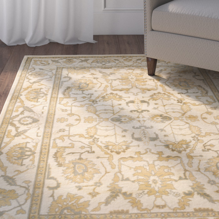 Charlton Home® Christensen Performance White Rug | Wayfair