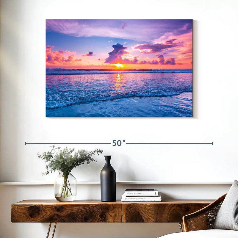 Coucher de soleil Gillard Seminyak, H 26 po x l 39 po