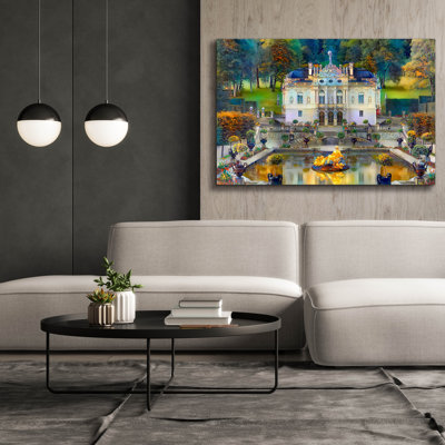 'Germany Schloss Linderhof Palace In Ettal'  by Pedro Gavidia Canvas Wall Art, 60" x 40"