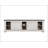 1pc Contemporary Entertainment Console TV Stand Weathered Wood Finish Living Room Furniture