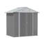 Brecklin 4 ft. W x 6 ft. D Metal Reverse Apex Storage Shed