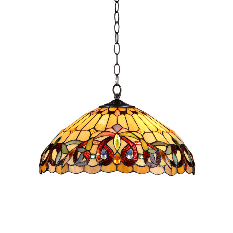 Luminaire suspendu 2 lumières cloche simple Keiser