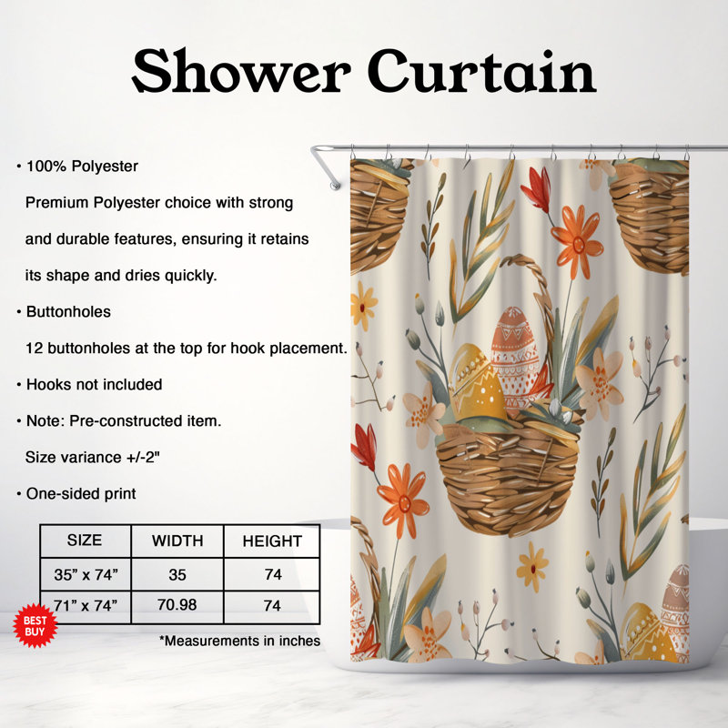 Boho Paper - Premium Shower Curtain, 74" H x 71" W