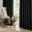 Graciella Thermal Insulated Faux Linen Textured 100% Blackout Curtains for Bedroom Living Room Back Tab/Rod Pocket-1818810546-1820785316