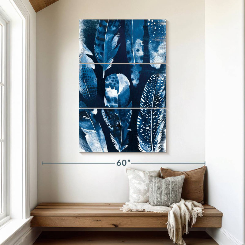 Kerner Midnight Blue Feathers