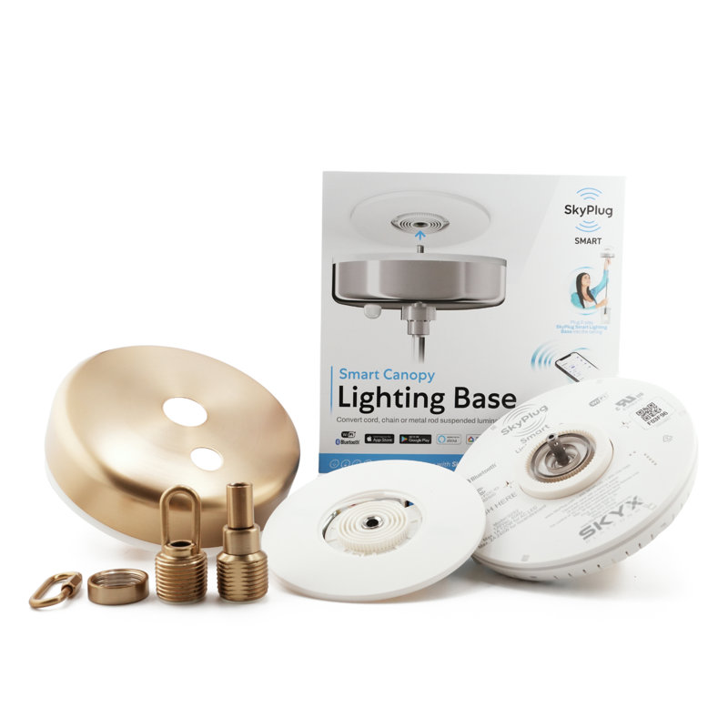 SkyPlug Smart Kit - Installation d'éclairage facile - Carina, Bronze champagne