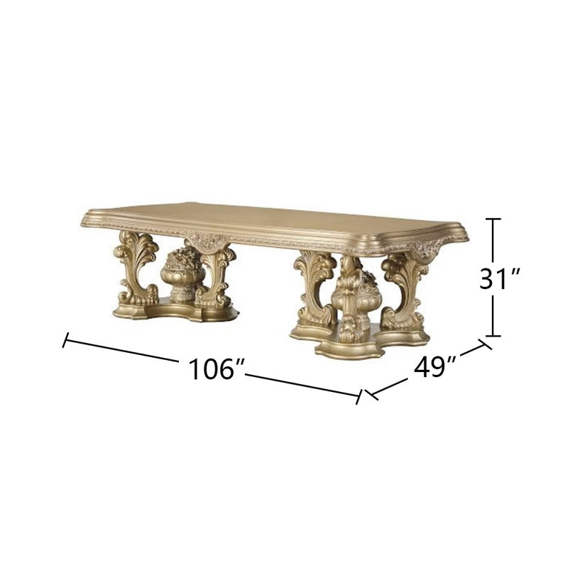 Kaniece Double Pedestal Dining Table