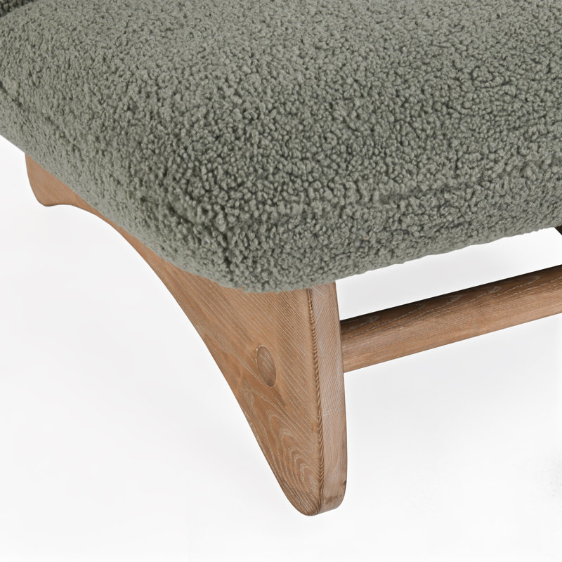 Enisa Slipper Chair, Green