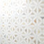 Auralie Geometric 12 in. x 12 in. Polished Marble Mosaic Floor and Wall Tile