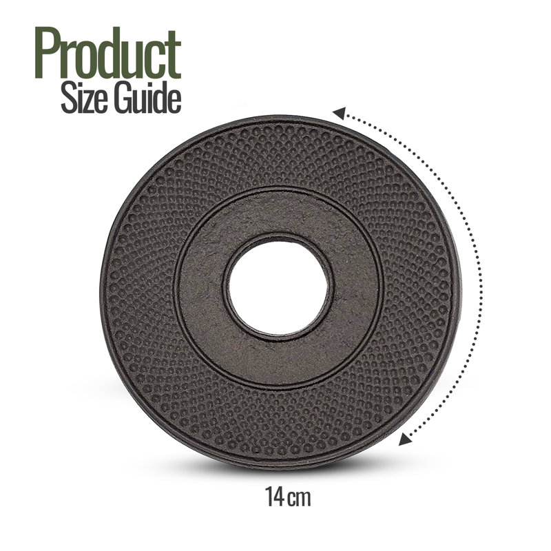 Stainless Steel Round 14 Piece Trivet Set