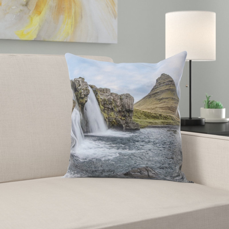 Microsuede Throw Pillow