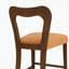 Ensemble de 2 tabourets de comptoir sans accoudoirs (noyer + caramel)-23910875-23910873