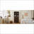 Shoe Cabinet with 3 Flip Drawers &amp; Top Storage, 78.75'' Tall Narrow Dark Walnut Modern Farmhouse | Walnut Brown | Hallways