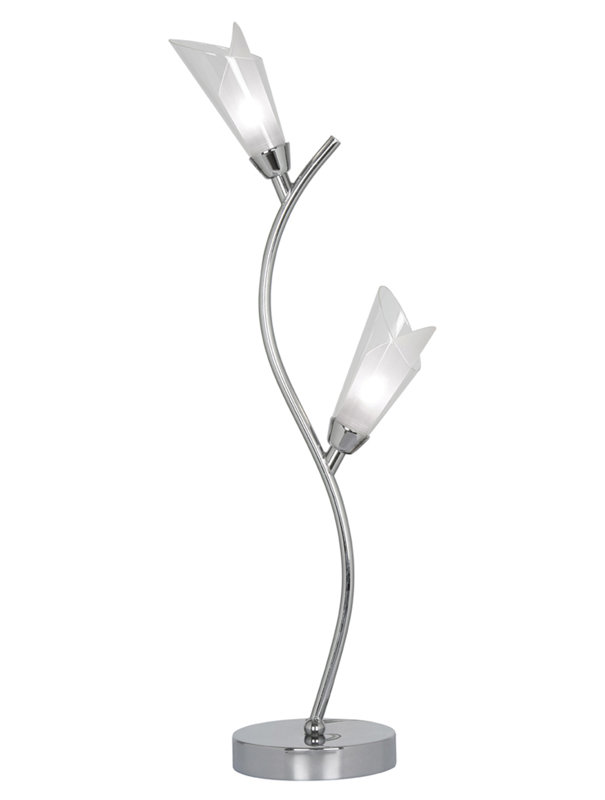 Sare Torchiere Lamp, Chrome