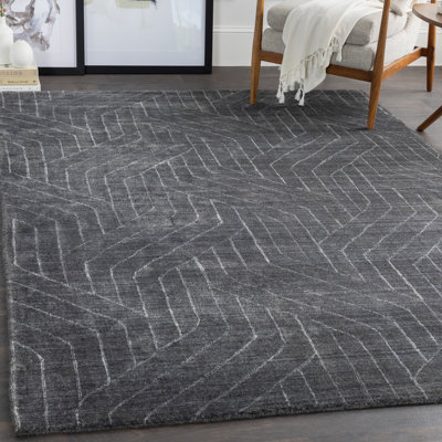 Hollifield Viscose Geometric Indoor Rug