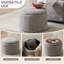 Repose-pieds moderne avec rangement, gris clair-1622617613