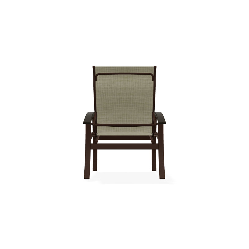 Chaise de patio Askar, Kona texturé, Beachwood, Bristol taupe Sunbrella®