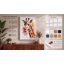 Dissolving Giraffe Modern 1 Piece Wrapped Canvas Wall Art-136727110-136727112