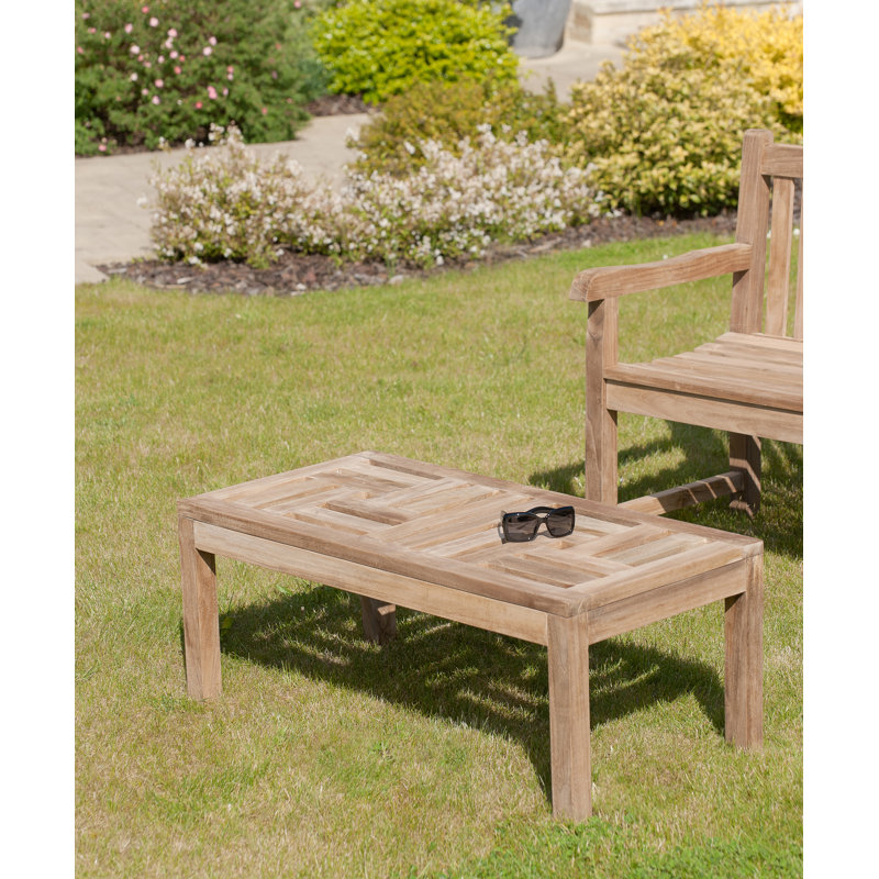 Xantippe Rectangular Teak Outdoor Coffee Table , 100cm cm W 50cm cm D