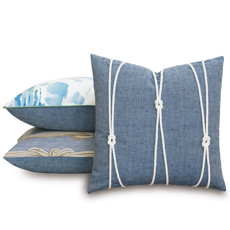 Miramar Pillow Cover & Insert, 22" x 22"